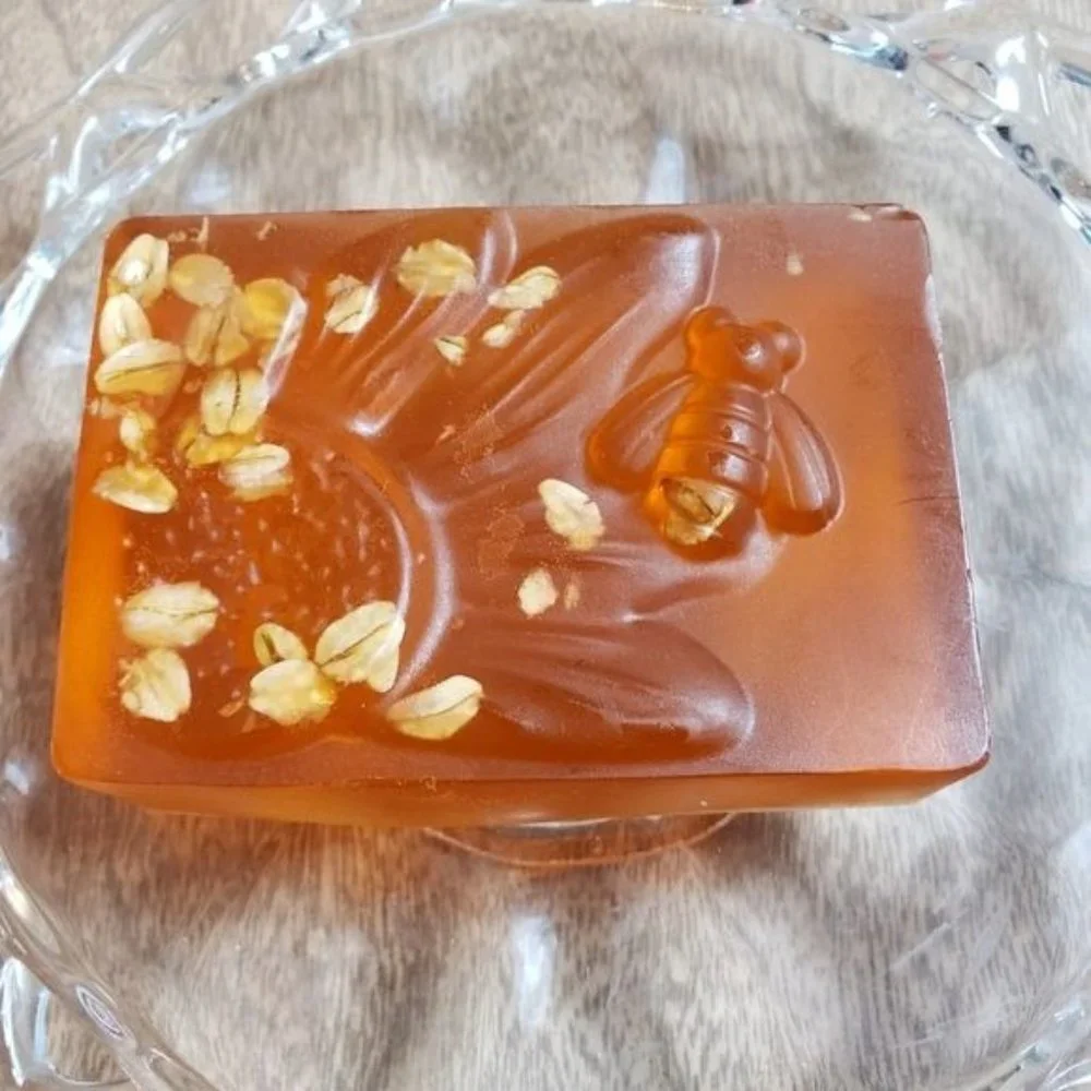 Hand Crafted by Serenity Style Stephenson Melt and Pour Soap Set of 3 Bars - Picture 10 of 15